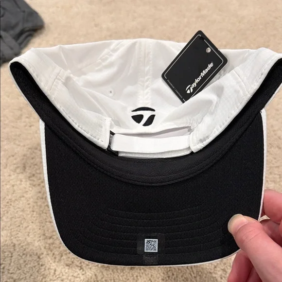 NWT White TaylorMade Team Radar Golf Hat - Picture 4 of 8